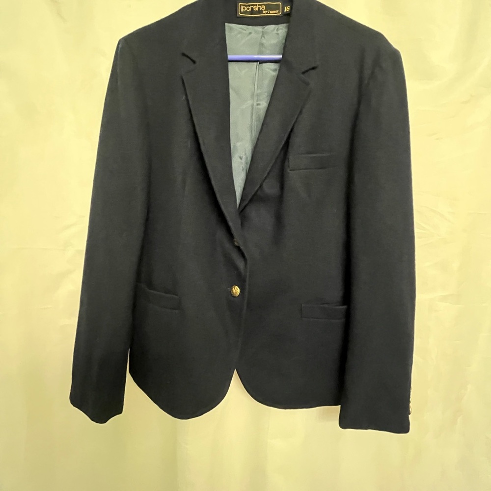 Vintage Porsha By Winer Wool Blazer